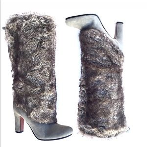 Sam Edelman Shalin Faux Fur Suede Pull On Boots